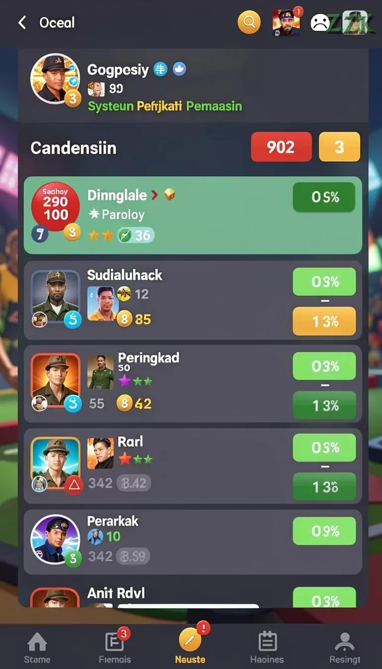Cuplikan layar LONDONTOTO — pengaturan akun